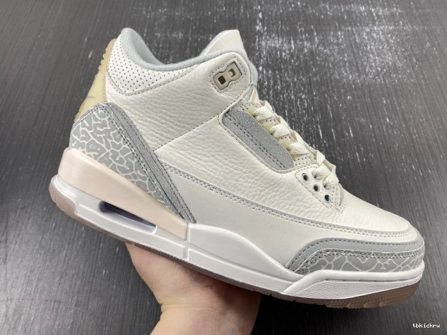 Reps TBK Air Ivory Craft Jordan 3 FJ9479-100 0711